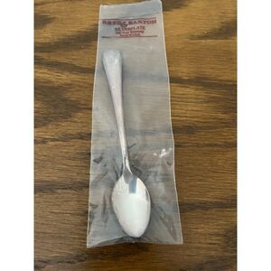 Vtg Reed & Barton Silverplate Infant Feeding Spoon - 5 3/8 inches, Sealed